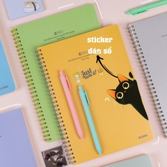 Sticker Size lớn dán bìa sổ tạo điểm nhấn trên bìa sổ tay Biến cuốn sổ của bạn trở nên độc đáo!