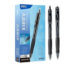 Bút bi Deli arpix q17-bl – ngòi 0.7mm, mực trơn, cầm êm tay