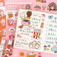 Sticker trong 6tấm mẫu ngẫu nhiên