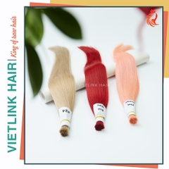 VIETNAMESE STRAIGHT BULK HAIR | #RED #24 #ORANGE COLOR
