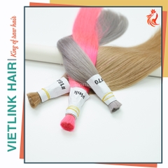 VIETNAMESE STRAIGHT BULK HAIR | #18A #70 #PINK COLOR