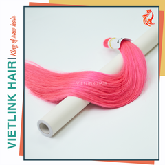 VIETNAMESE STRAIGHT BULK HAIR | #PINK COLOR
