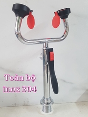 Vòi nước rửa mắt khẩn cấp 2 đầu