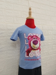 ÁO T-SHIRT GẤU DÂU XANH MÔN