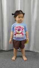 ÁO T-SHIRT GẤU DÂU XANH MÔN