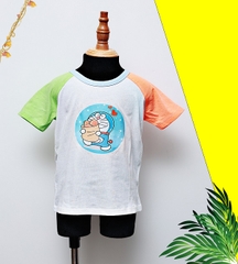 ÁO T-SHIRT RAGLAN DOREMON MIX MÀU