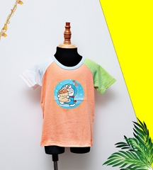 ÁO T-SHIRT RAGLAN DOREMON MIX MÀU
