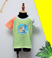 ÁO T-SHIRT RAGLAN DOREMON MIX MÀU