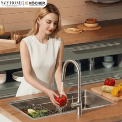 Vòi rửa chén bát KOCHER S304 dây rút - Chính hãng