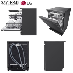Máy rửa bát LG màu đen nhám LDT14BLA4.ABMPEVN 14 bộ đồ ăn Châu Âu - Bảo hành chính hãng