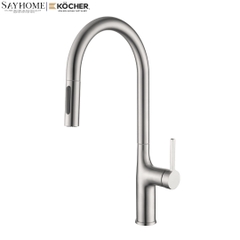Vòi rửa chén bát KOCHER S304 dây rút - Chính hãng