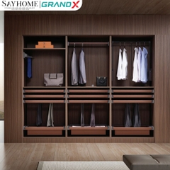 Giá nâng hạ điện GrandX XM.15E-Luxury treo quần áo cao cấp - Hàng chính hãng