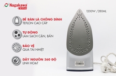 Bàn Ủi Hơi Nước Nagakawa NAG1505 - Hàng Chính Hãng