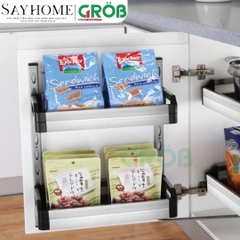 Tủ đồ khô GROB GH-245/260 2 tầng inox hộp - Hàng chính hãng GROB