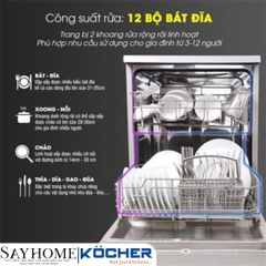 Máy rửa bát Kocher KDEU-8818 tại thành phố Hồ Chí Minh