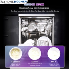Máy rửa bát Kocher KDEU-8818 tại thành phố Hồ Chí Minh