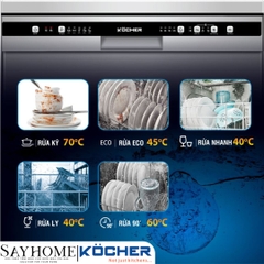 Máy rửa bát Kocher KDEU-8818 tại thành phố Hồ Chí Minh