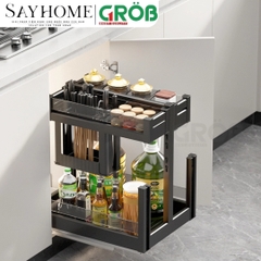 Kệ đựng dao thớt GROB C1NT.25/30/35/40/45 hợp kim nhôm phủ Nano - Hàng chính hãng GROB