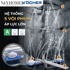 Máy rửa bát Kocher KDEU 8866S8 Series 8 tại thành phố Hồ Chí Minh