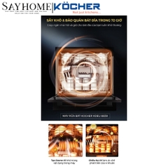 Máy rửa bát Kocher KDEU 8839 tại thành phố Hồ Chí Minh