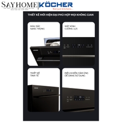 Máy rửa bát Kocher KDEU 8839 tại thành phố Hồ Chí Minh