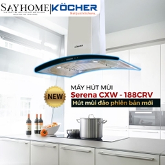 Máy hút mùi kính cong Kocher Serena CXW-188CRV tại thành phố Hồ Chí Minh