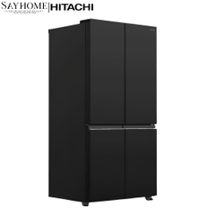 Tủ lạnh 4 cánh màu đen Hitachi R-WB640PGV1-GCK 569 Lít - Hàng chính hãng