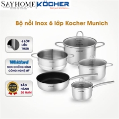 Bộ nồi 5 món KOCHER MUNICH tại thành phố Hồ Chí Minh