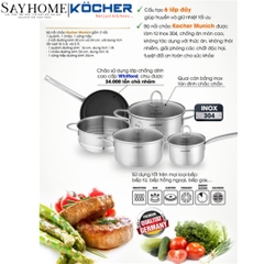 Bộ nồi 5 món KOCHER MUNICH tại thành phố Hồ Chí Minh