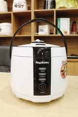 Nồi cơm điện Nagakawa NAG0131 đa năng (1,2L) - Bảo hành 12 tháng - Hàng chính hãng