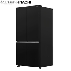 Tủ lạnh 4 cánh màu đen Hitachi R-WB640PGV1-GCK 569 Lít - Hàng chính hãng