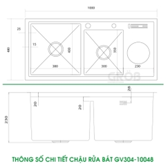 Chậu rửa bát GROB GV304-10048 tại thành phố Hồ Chí Minh