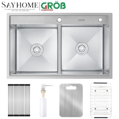 Chậu rửa bát GROB GV304-8050B tại thành phố Hồ Chí Minh