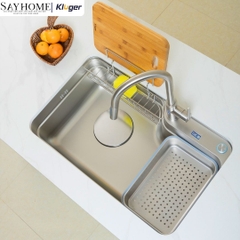 Chậu rửa chén bát 1 hố Kluger KF7848FS-DO Plus - Hàng chính hãng