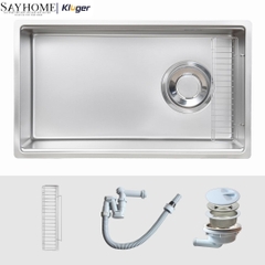 Chậu rửa chén bát 1 hố Nhật Kluger KY7545FS Basic/Plus - Hàng chính hãng