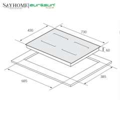 Bếp từ đôi EUROSUN EU-T798Pro / EU-T798XPro tại thành phố Hồ Chí Minh