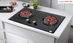 Bếp ga hồng ngoại đôi KAFF KF-608I tại thành phố Hồ Chí Minh