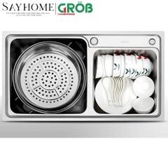 Chậu rửa bát 2 hố GROB GS304-7843PD tại thành phố Hồ Chí Minh
