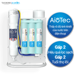 Máy lọc nước âm tủ với 10 lõi lọc Karofi KAQ-U96 tại thành phố Hồ Chí Minh
