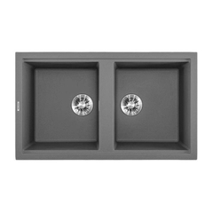 Chậu rửa chén bát đá Granite 2 hố MALLOCA GREY K45099 tại thành phố Hồ Chí Minh