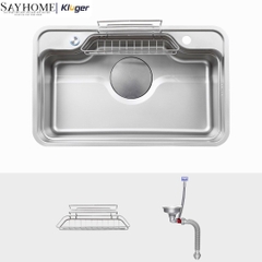 Chậu rửa chén bát 1 hố Kluger KF7848FS Basic/Plus tại thành phố Hồ Chí Minh