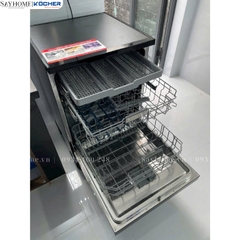 Máy rửa bát Kocher X15B 17 bộ đồ ăn Châu Âu - Bảo hành 3 năm