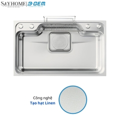 Chậu rửa chén bát 1 hố inox 304 B-GEM BG - 7848AMC 78cm tại thành phố Hồ Chí Minh