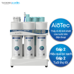 Máy lọc nước để gầm với 10 lõi lọc RO Karofi KAQ-UC05 tại thành phố Hồ Chí Minh