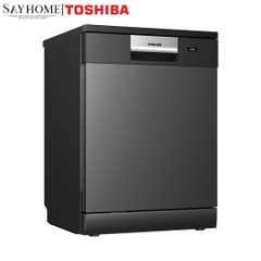 Máy rửa chén TOSHIBA ORIGINCLEAN™ DW-15F7(G)-VN 15 bộ đồ ăn Châu Âu - Bảo hành chính hãng 3 năm