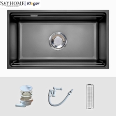 Chậu rửa chén bát 1 hố Nhật Kluger KG7644FB Basic/Plus tại thành phố Hồ Chí Minh