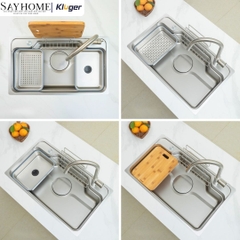 Chậu rửa chén bát 1 hố Nhật Kluger KF8248FS Plus - Hàng chính hãng