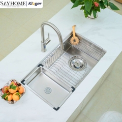 Chậu rửa chén bát 1 hố Nhật Kluger KY8045ST Plus - Hàng chính hãng