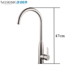 Vòi rửa chén bát B-GEM BG - SU06 inox mờ, nóng lạnh tại thành phố Hồ Chí Minh