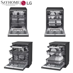Máy rửa bát LG màu đen nhám LDT14BLA4.ABMPEVN 14 bộ đồ ăn Châu Âu - Bảo hành chính hãng